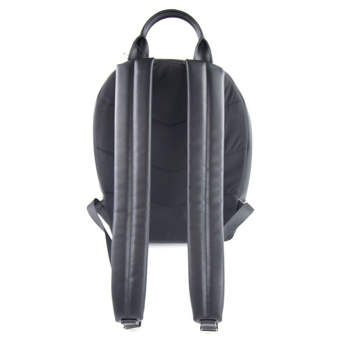 Emporio Armani Metallic Logo Backpack Black