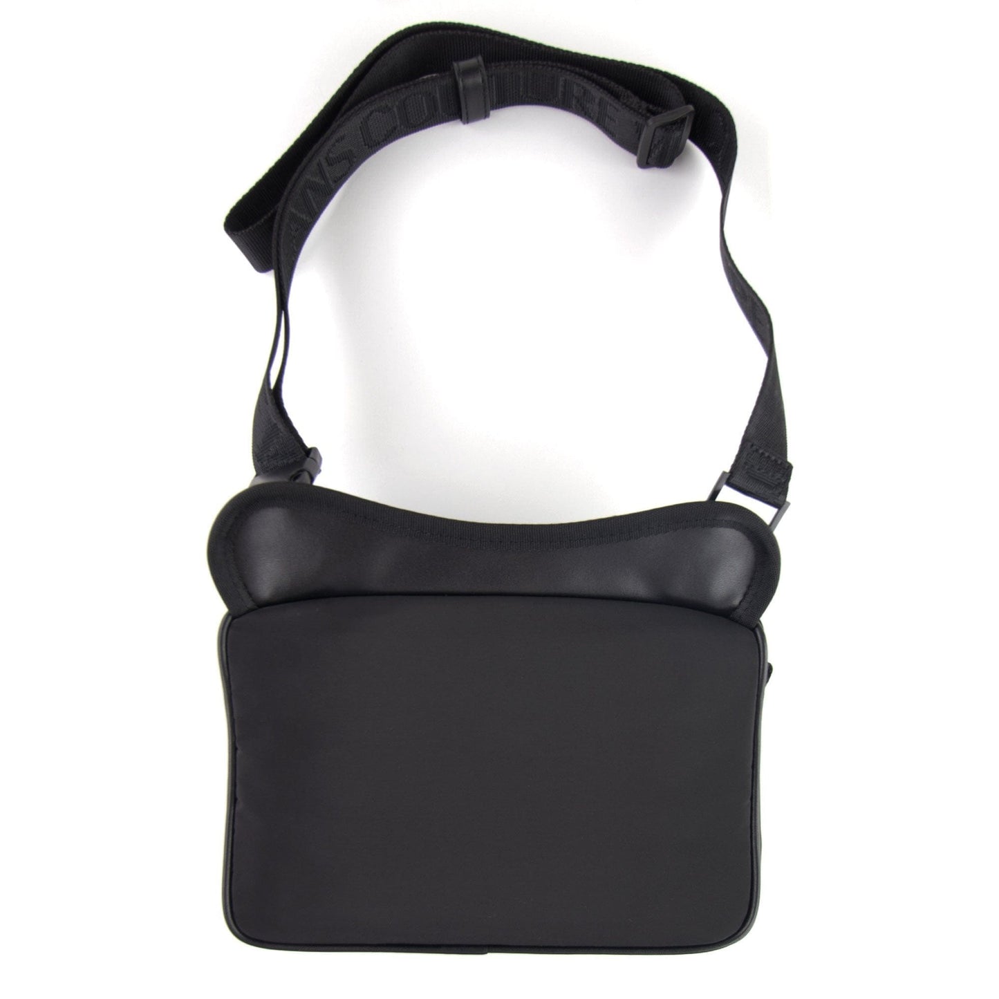 Versace Jeans Couture Motif Logo Crossbody Bag Black