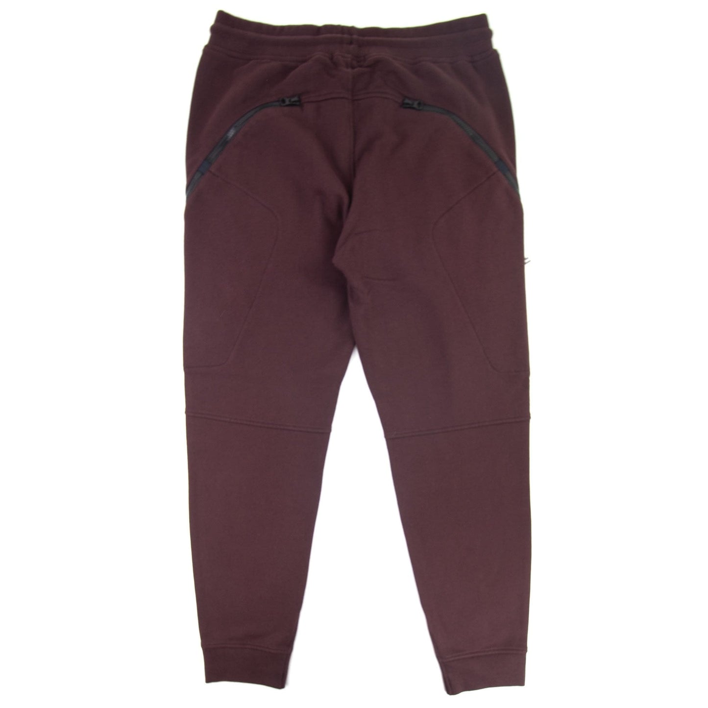 CP Company Diagonal Raised Fleece Double Zip Lens Sweatpants Bitter Chocolate 593