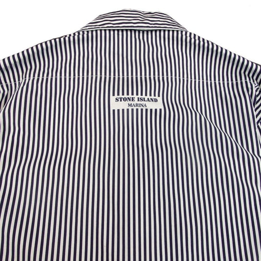 Stone Island Marina Long Sleeve Striped Shirt Blue/white