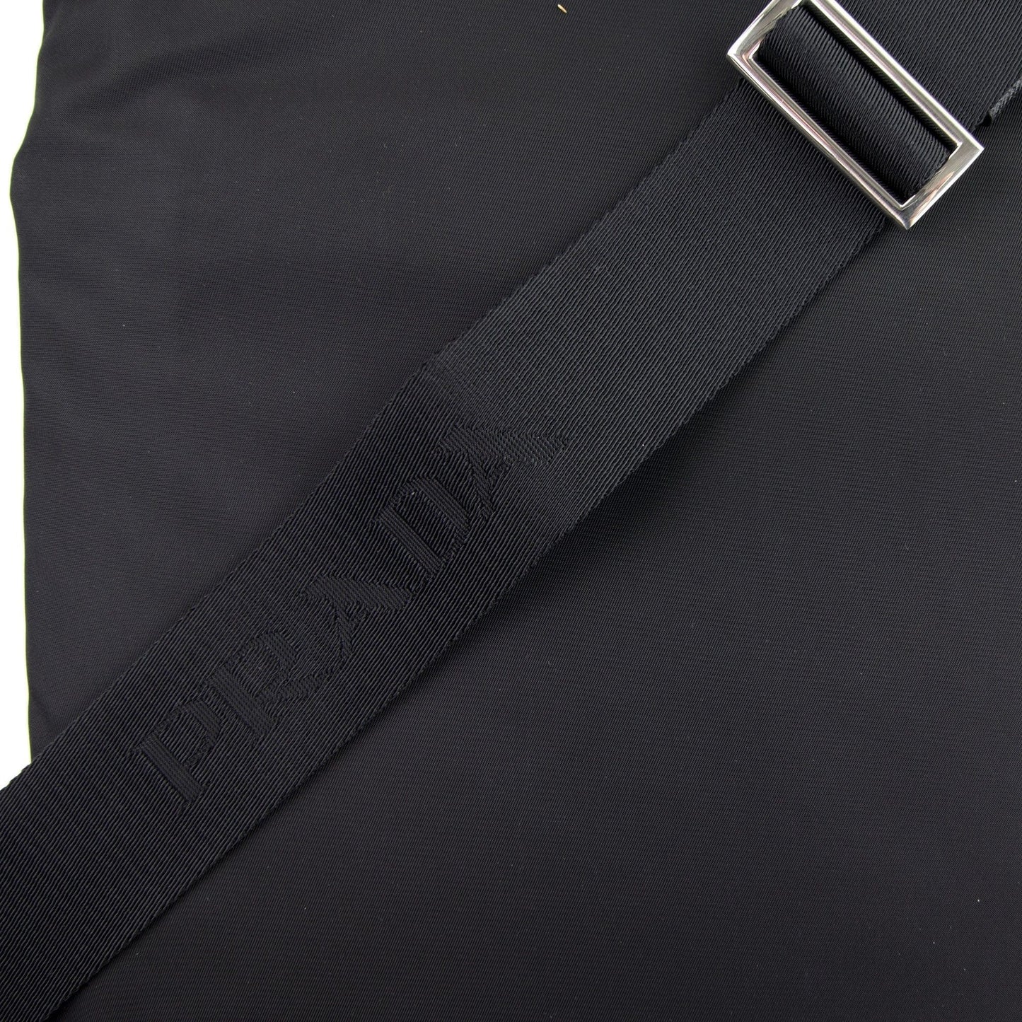 Prada Nylon Bandoleer Messenger Bag Nero