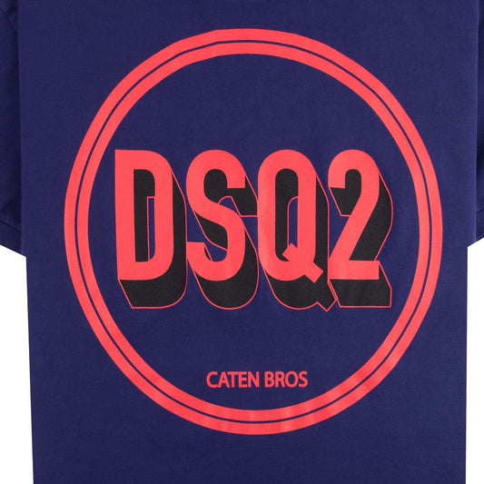 Dsquared2 DSQ2 Circle T-shirt Blue 524