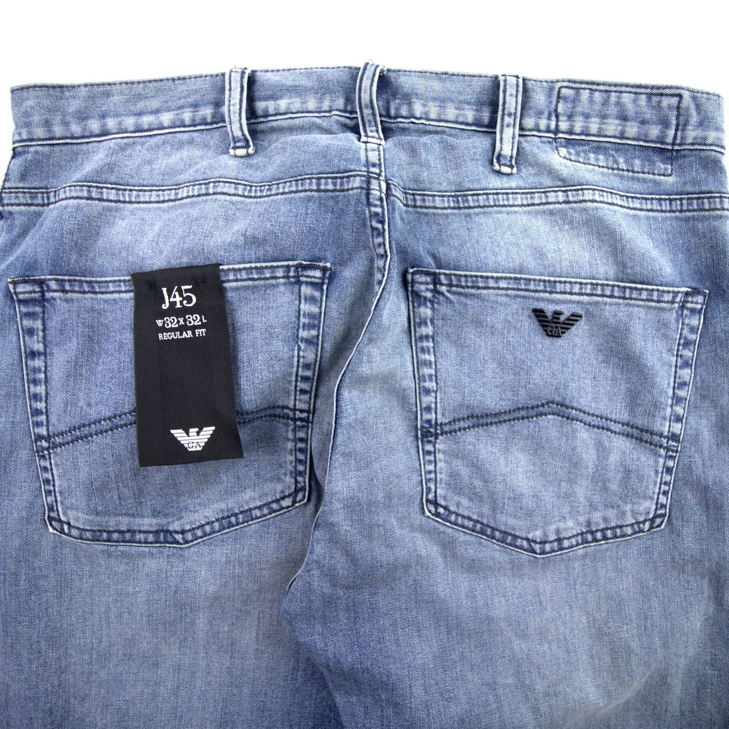 Emporio Armani J45 Lightwash Jeans 0943 Denim Blue