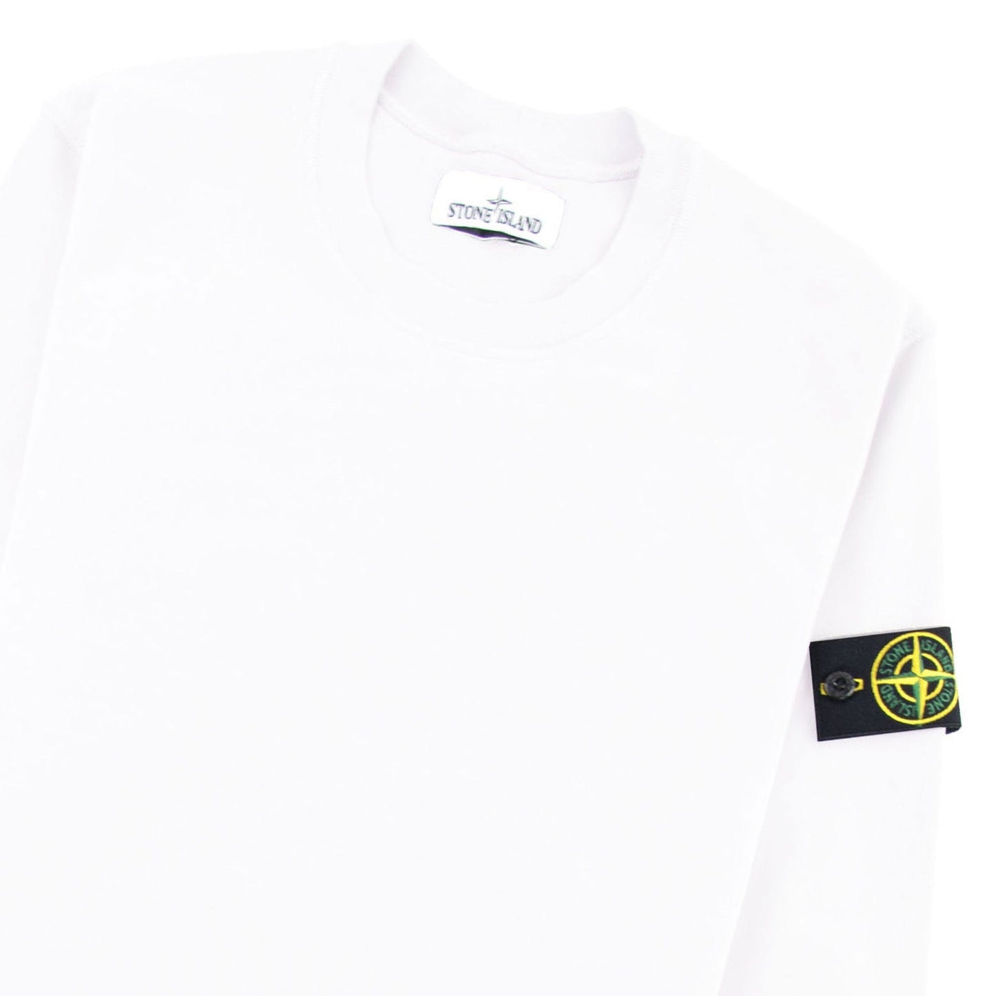Stone Island 63020 Crewneck Sweatshirt White V0001