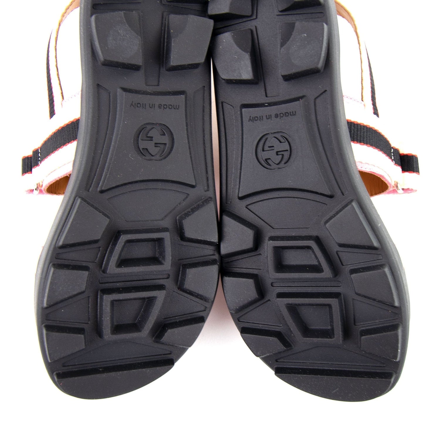 Gucci Junior Stripe Chunky Sandal Pink