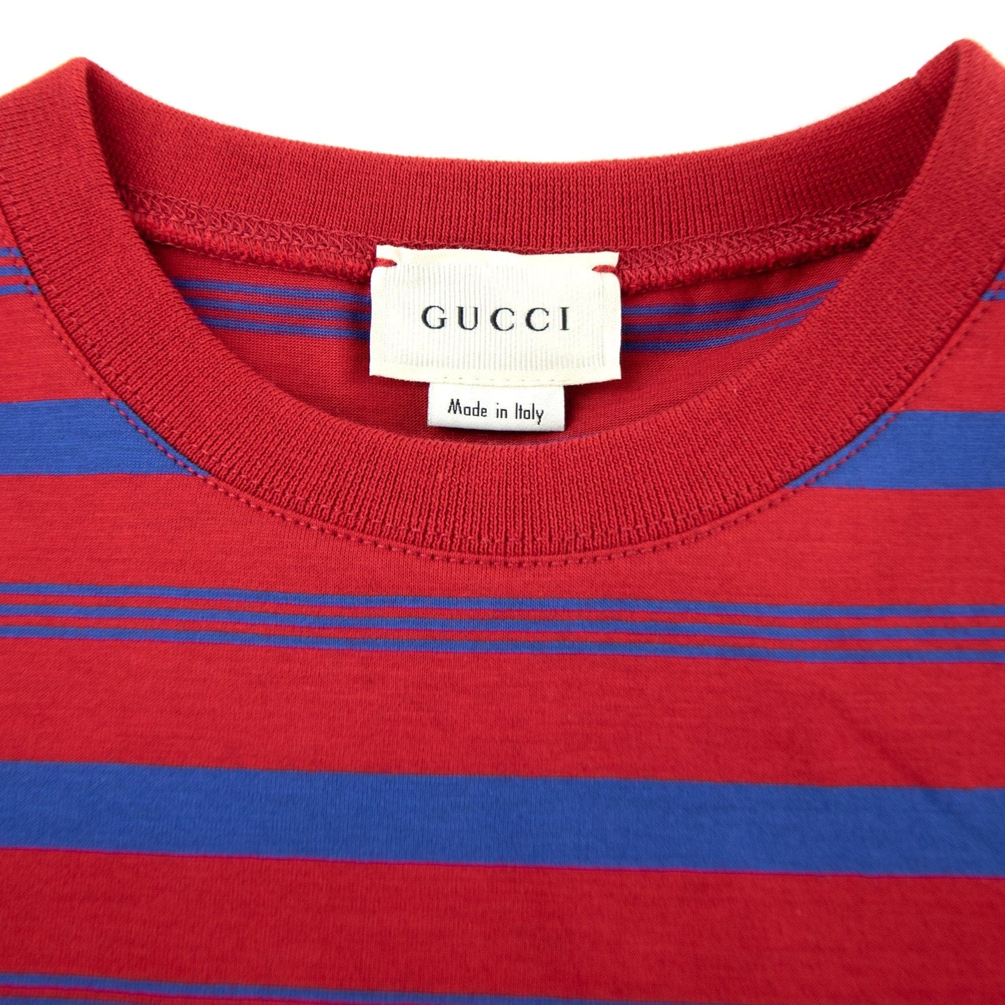 Gucci Junior Striped Logo T-shirt Red