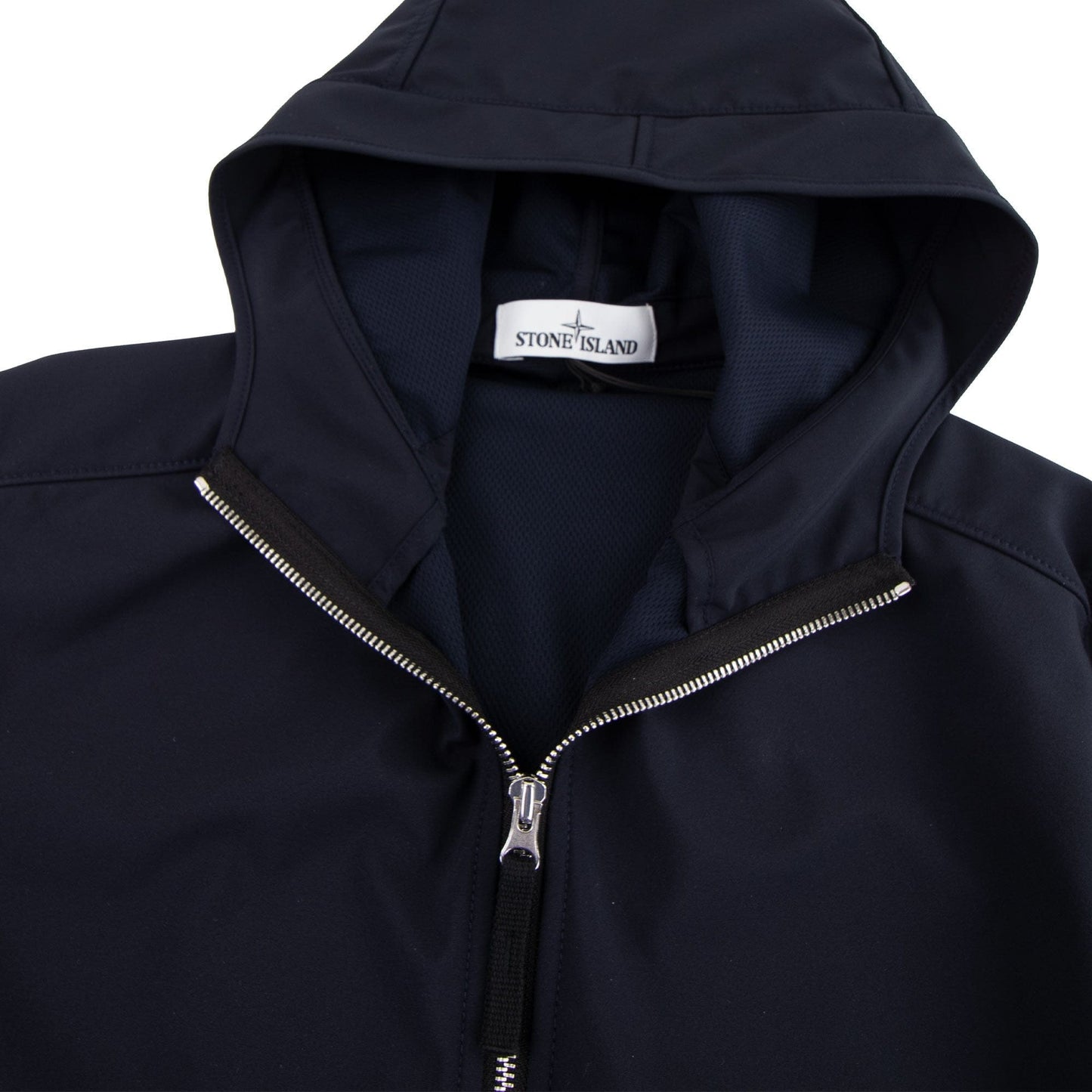 Stone Island 40927 Light Soft Shell-r Jacket Navy V0020