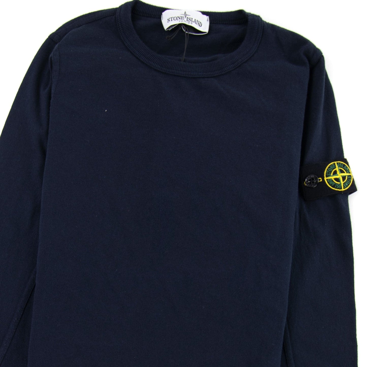 Stone Island Junior 20346 Long Sleeve T-shirt Navy V0020