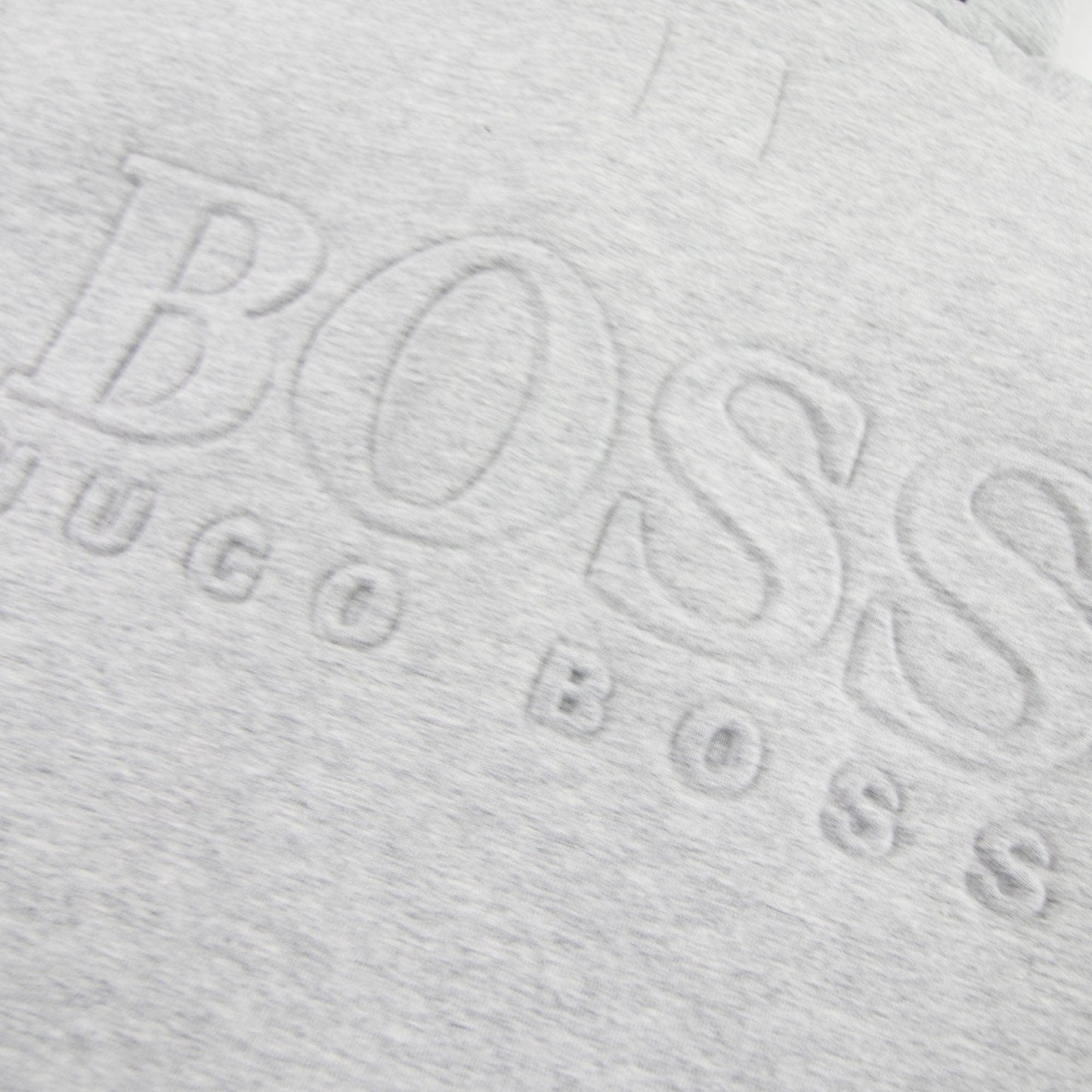 Hugo Boss Kids Small Logo Hooded Sweatshirt Grey Marl