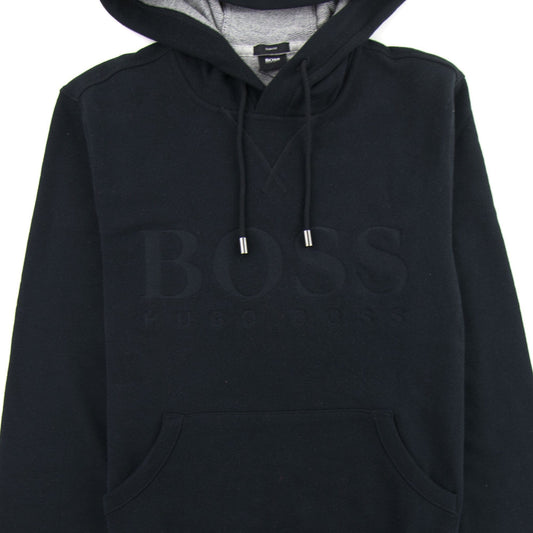 Hugo Boss Sheldon 01 Logo Hoodie Black 001
