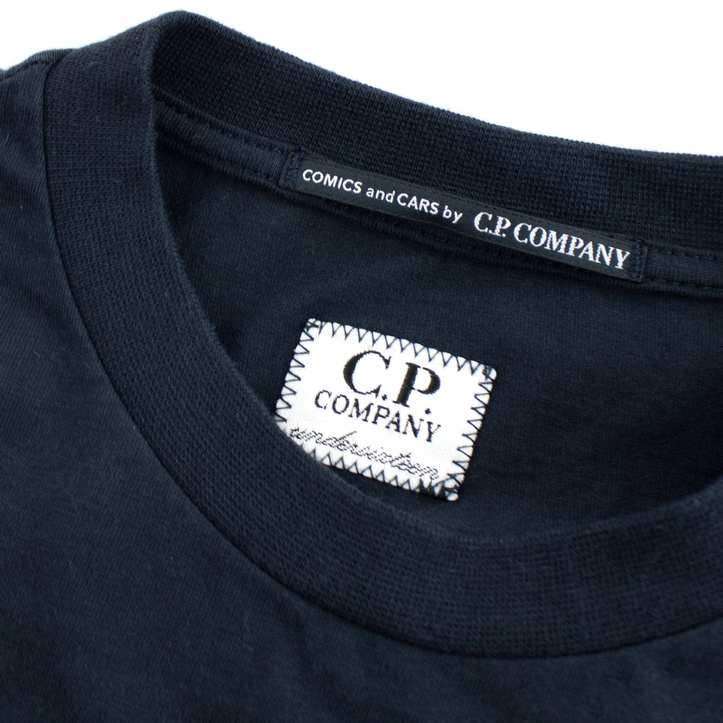 Cp Company Undersixteen Comics And Cars Logo T-shirt Navy 888