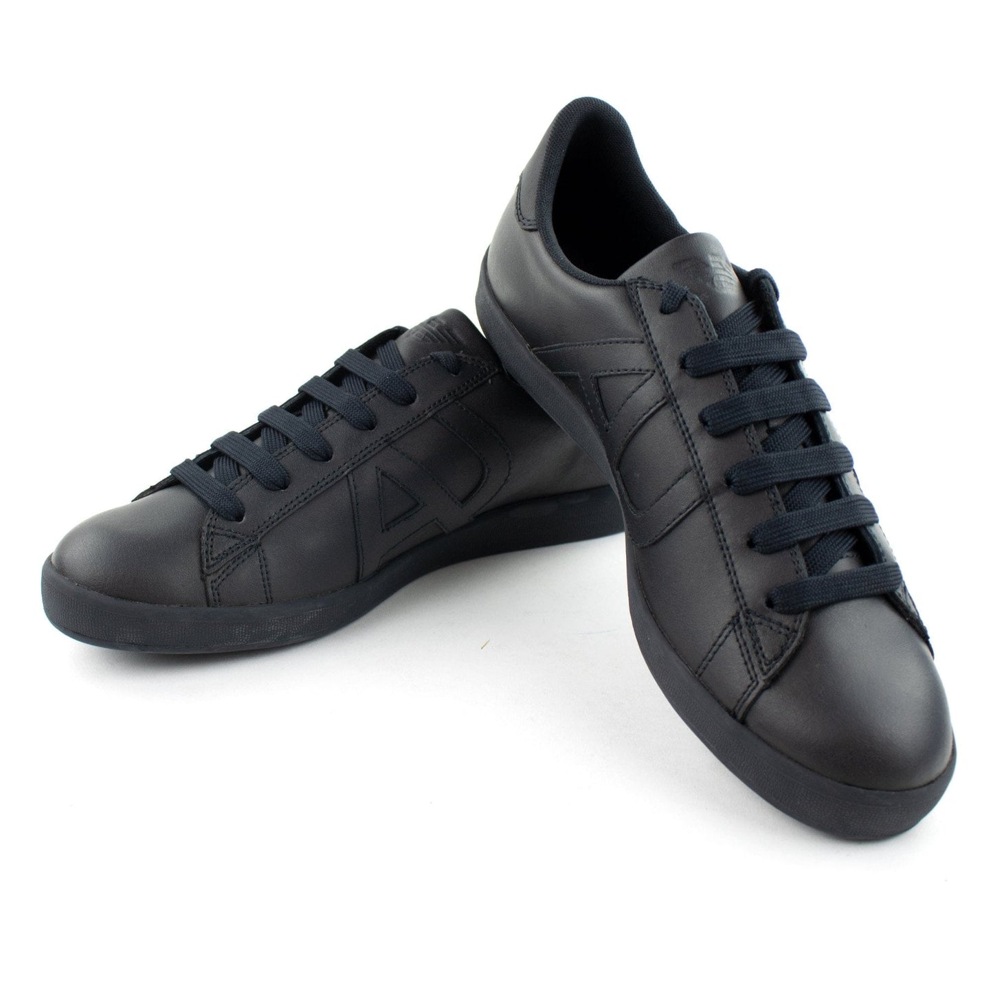 Armani Jeans Low Trainers Navy