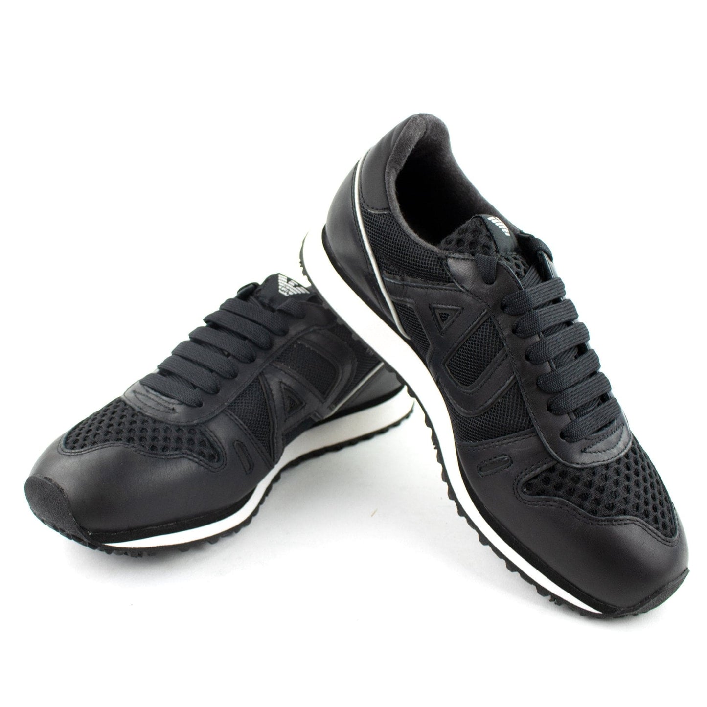 Armani Jeans Mesh Shoe Black