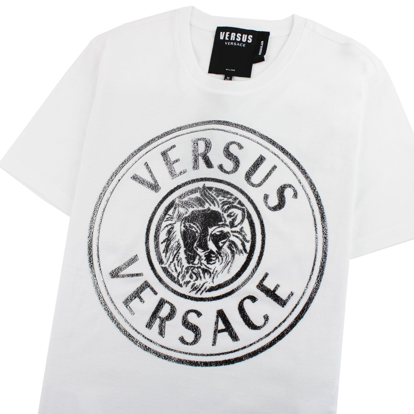 Versace Versus Regular Fit Medallion Tshirt White