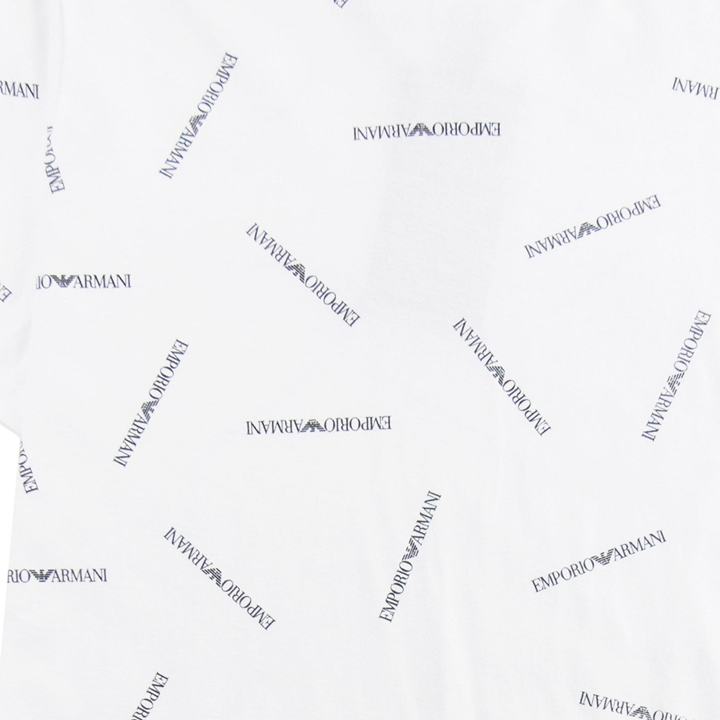 Emporio Armani All Over Print T-shirt White 0100