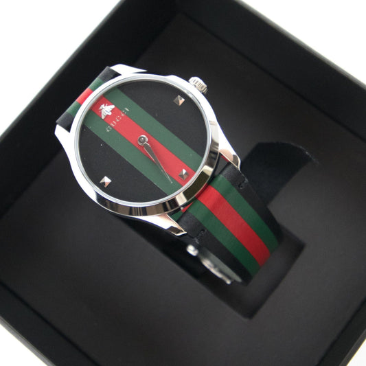 Gucci G-timeless 38mm Watch Green/Red