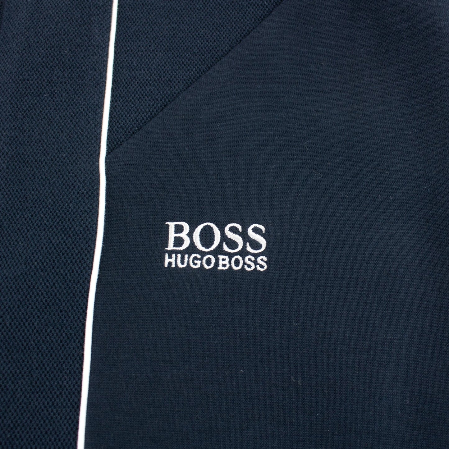 Hugo Boss Regular-fit Sweatshirt With Embroidered Logo Dark Blue