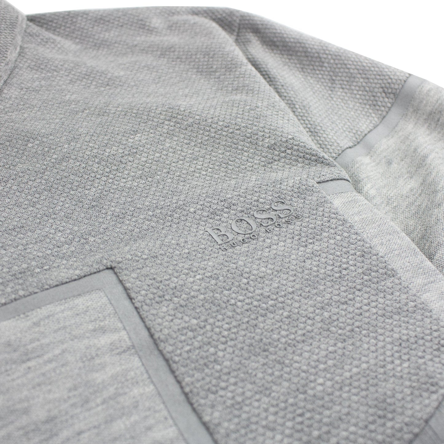Hugo Boss Slim-fit Philix Polo Shirt In Cotton Grey