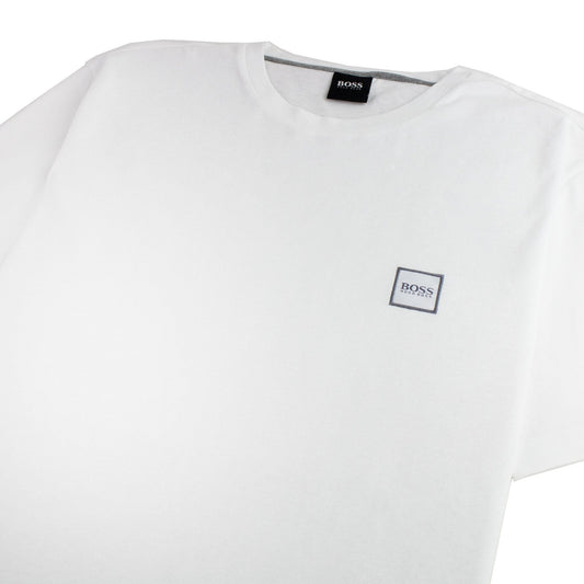 Hugo Boss Crew-neck T-shirt In Single-jersey Cotton White