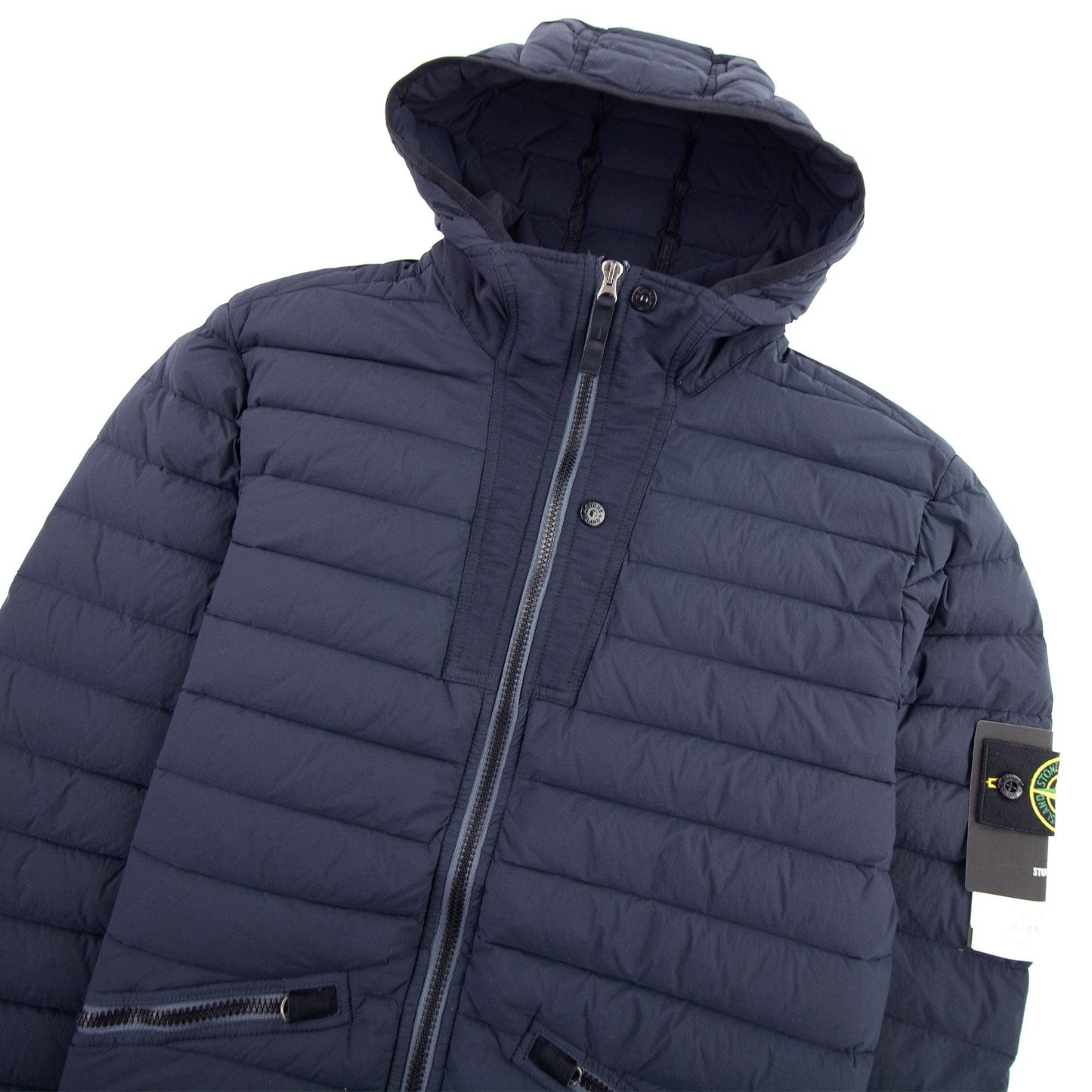 Stone Island Loom Stretch Nylon-TC Jacket Navy Blue V0020