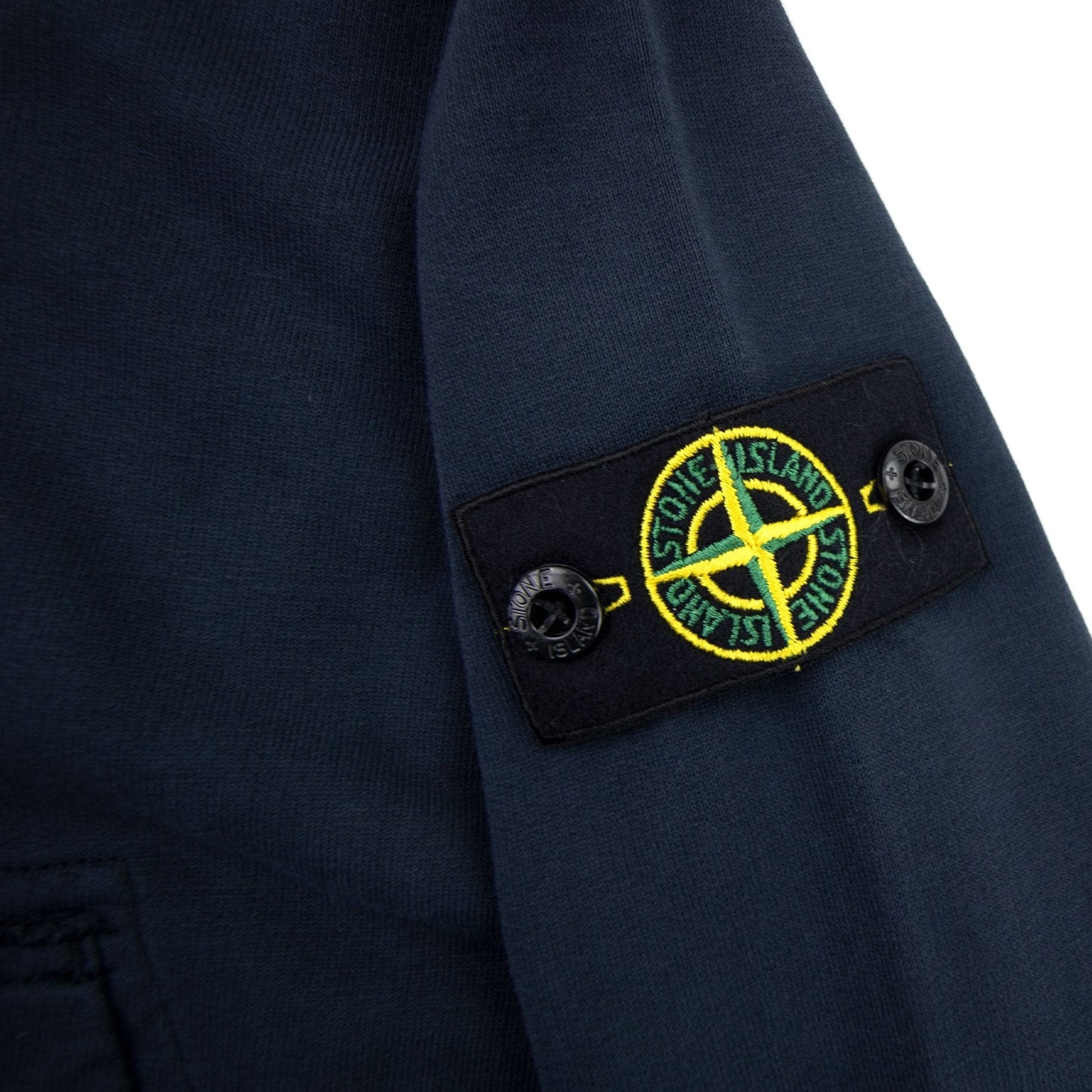 Stone Island Junior Zip Hoody 60940 Navy Blue V0020