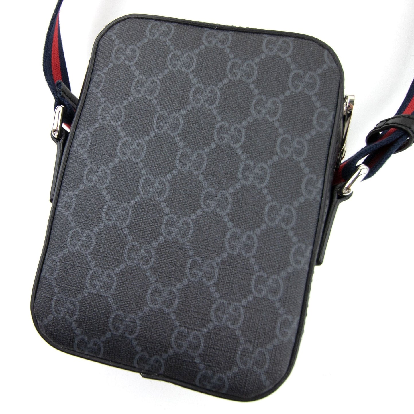 Gucci All Over Print Messenger Bag Black 1095