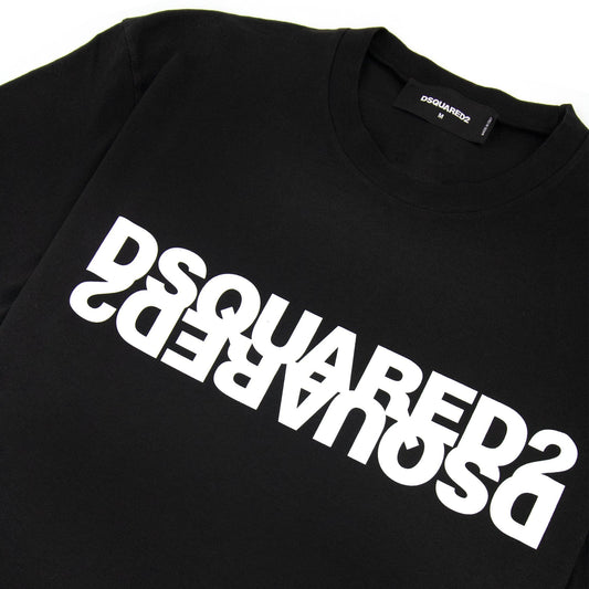 Dsquared2 Mirror Logo Tshirt Black