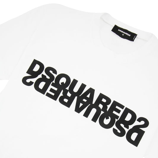 Dsquared2 Mirror Logo Tshirt White
