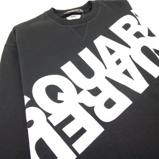 Dsquared2 Diagonal Print Sweatshirt Black