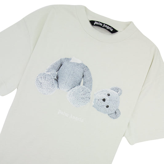 Palm Angels Ice Bear Logo T Shirt Mint White