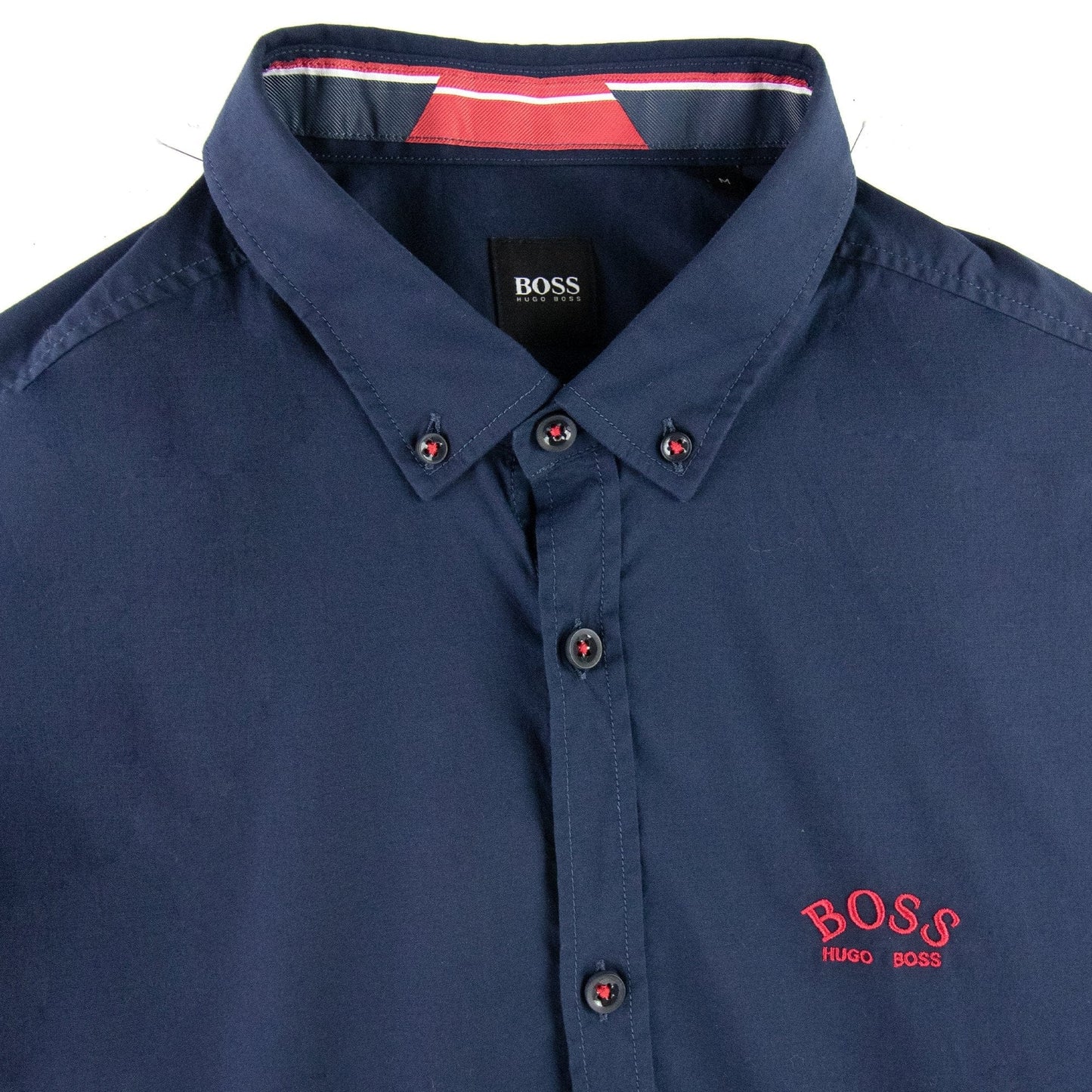 Hugo Boss Stretch Regular Fit L/s Shirt Navy 410 DS3