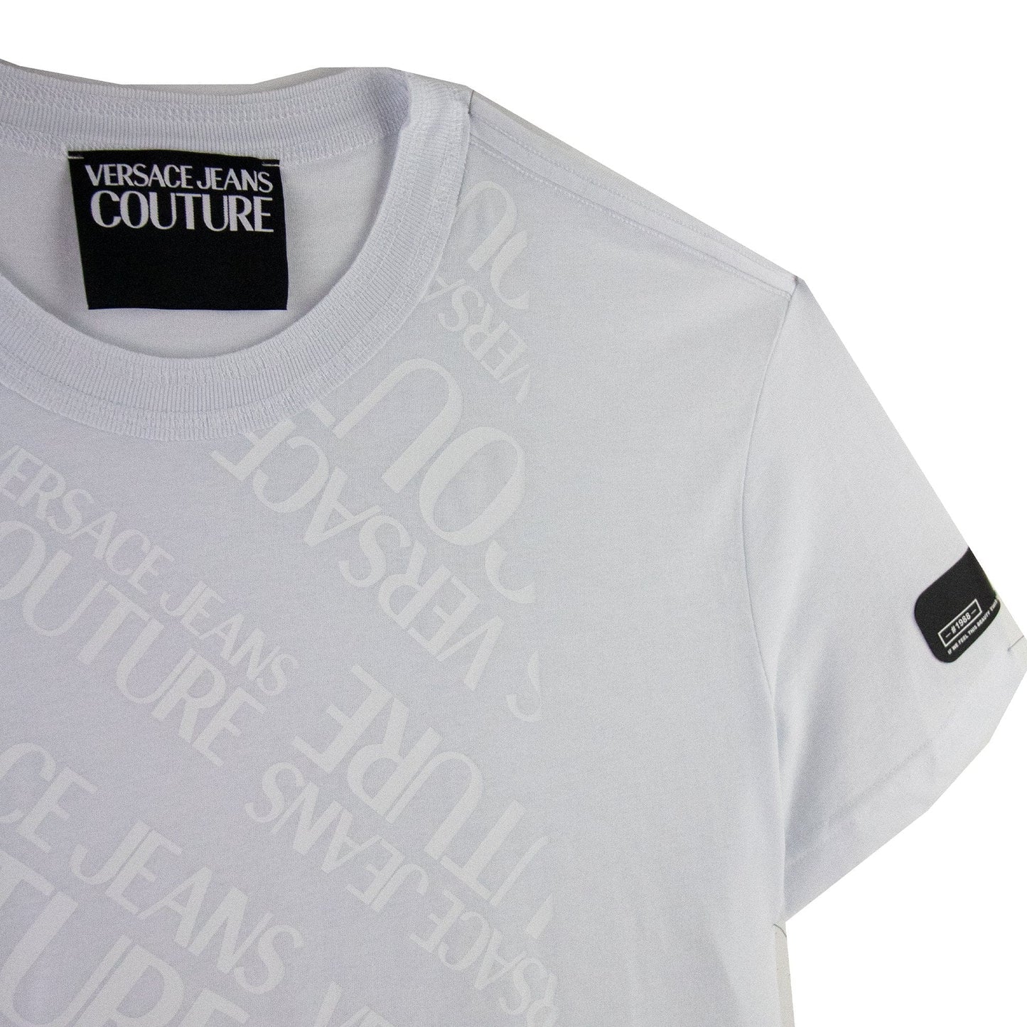 Versace Jeans Couture Writing Logo Tshirt White