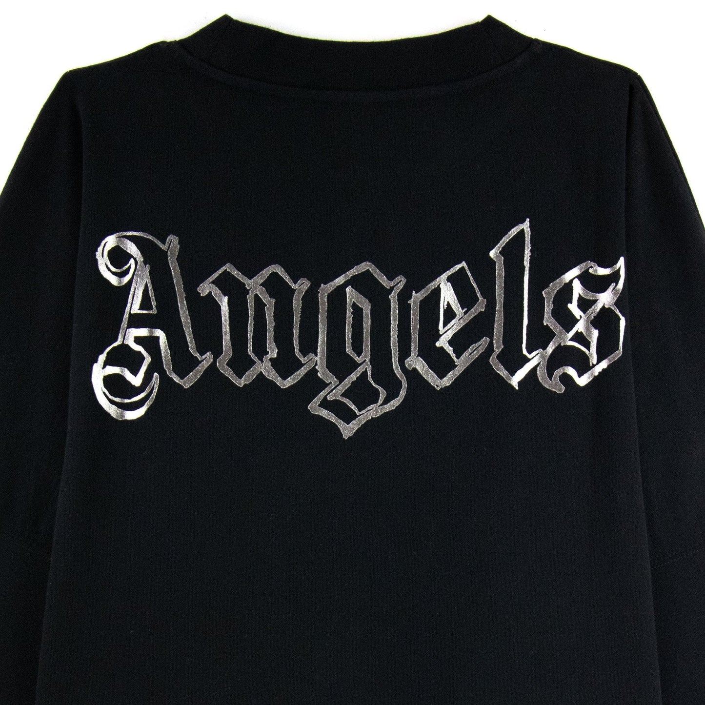Palm Angels Blank Logo L/S T Shirt Black/metal