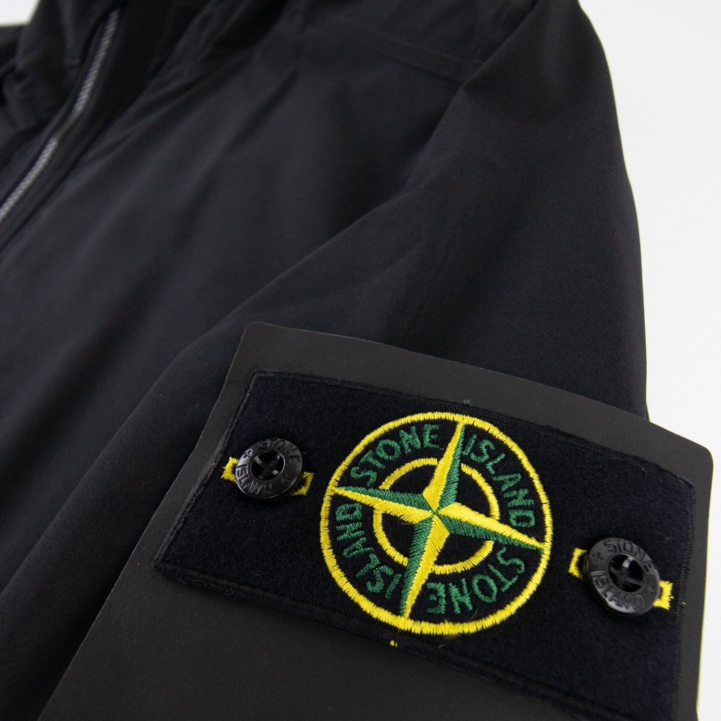 Stone Island Soft Shell-R Primaloft? Insulation Hooded Jacket Black V0029