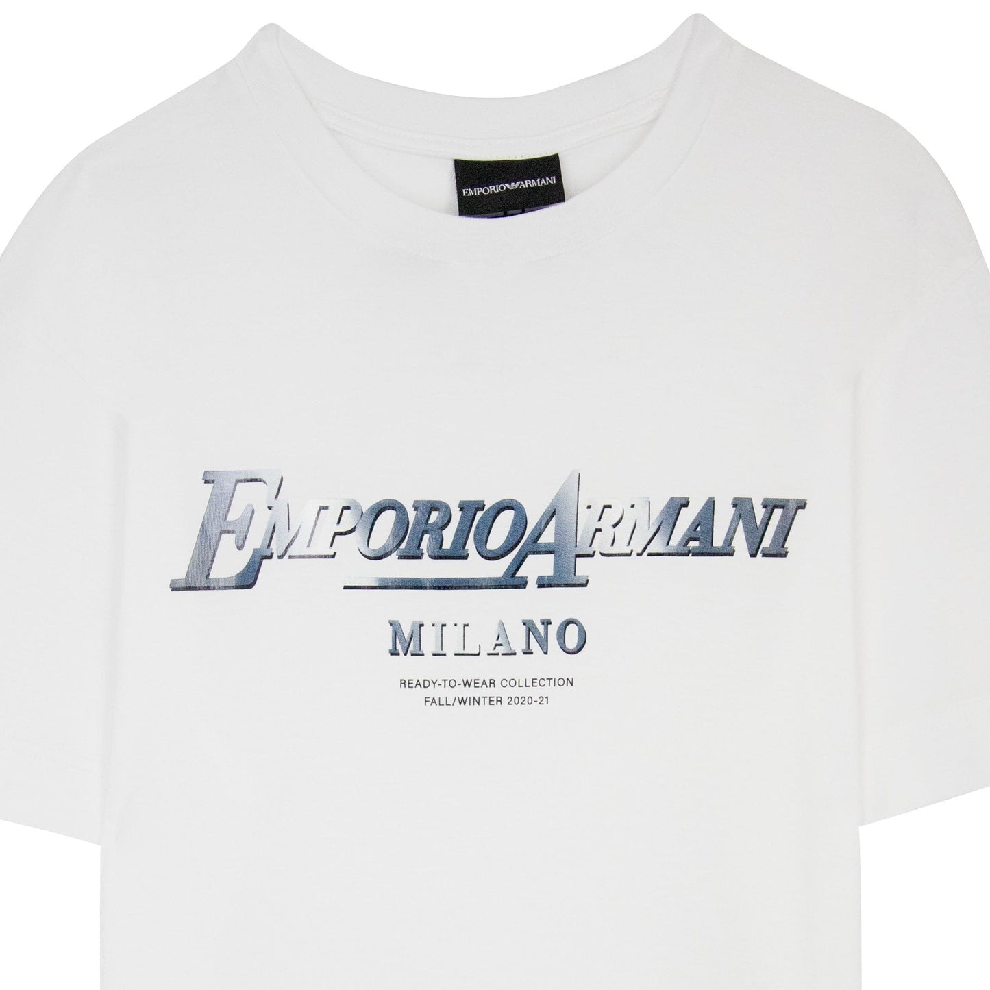 Emporio Armani Ready To Wear Logo T Shirt White 001