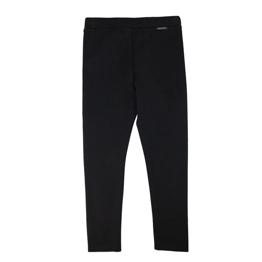 Moncler Junior Logo Stretch Track Pants Black 999