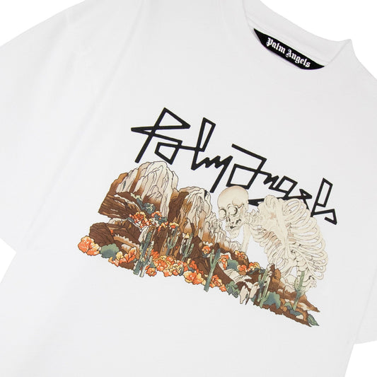Palm Angels Desert Skull T-Shirt White