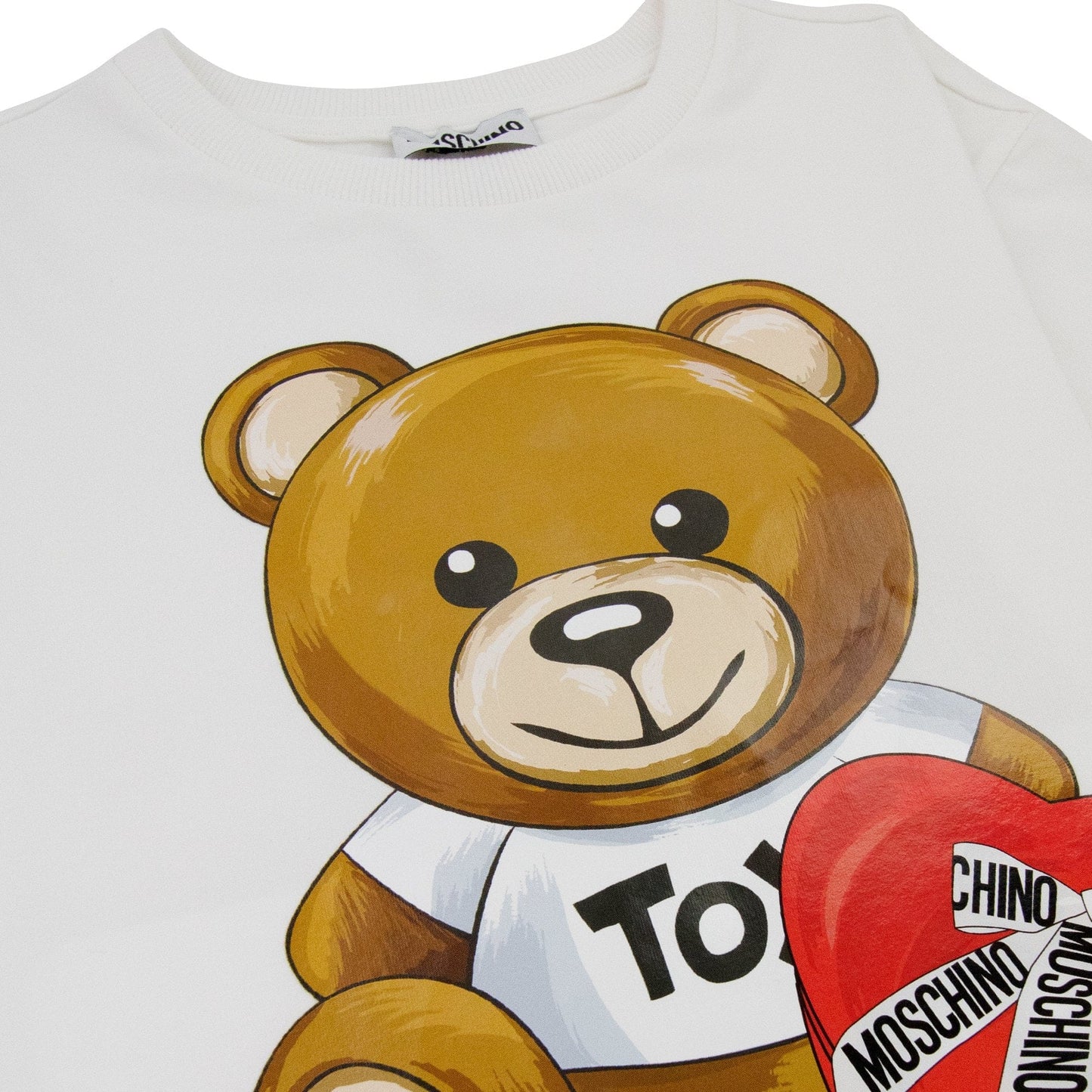 Moschino Kids Bear Logo T Shirt Cloud 10063