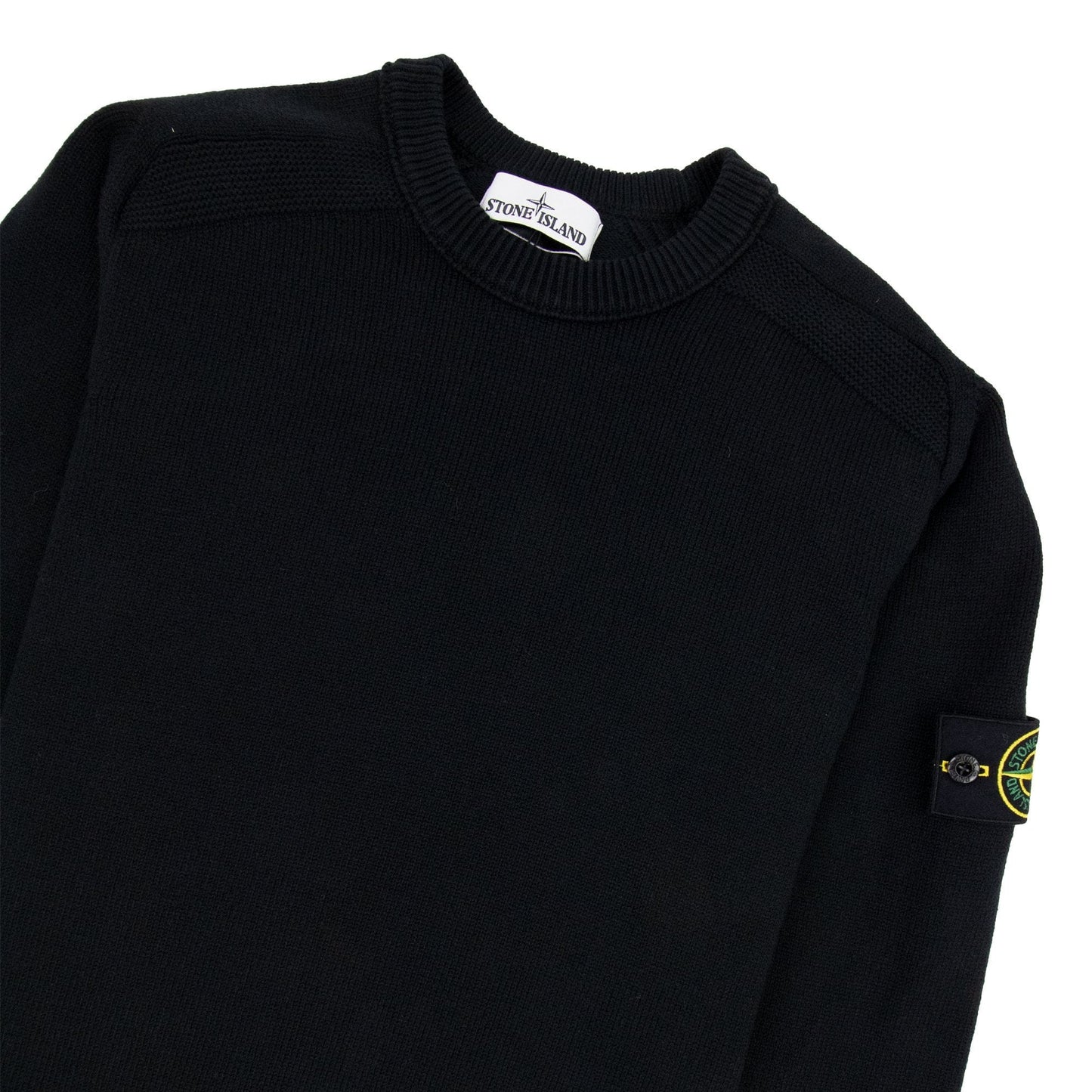 Stone Island 541a2 Crewneck Knit Black V0029