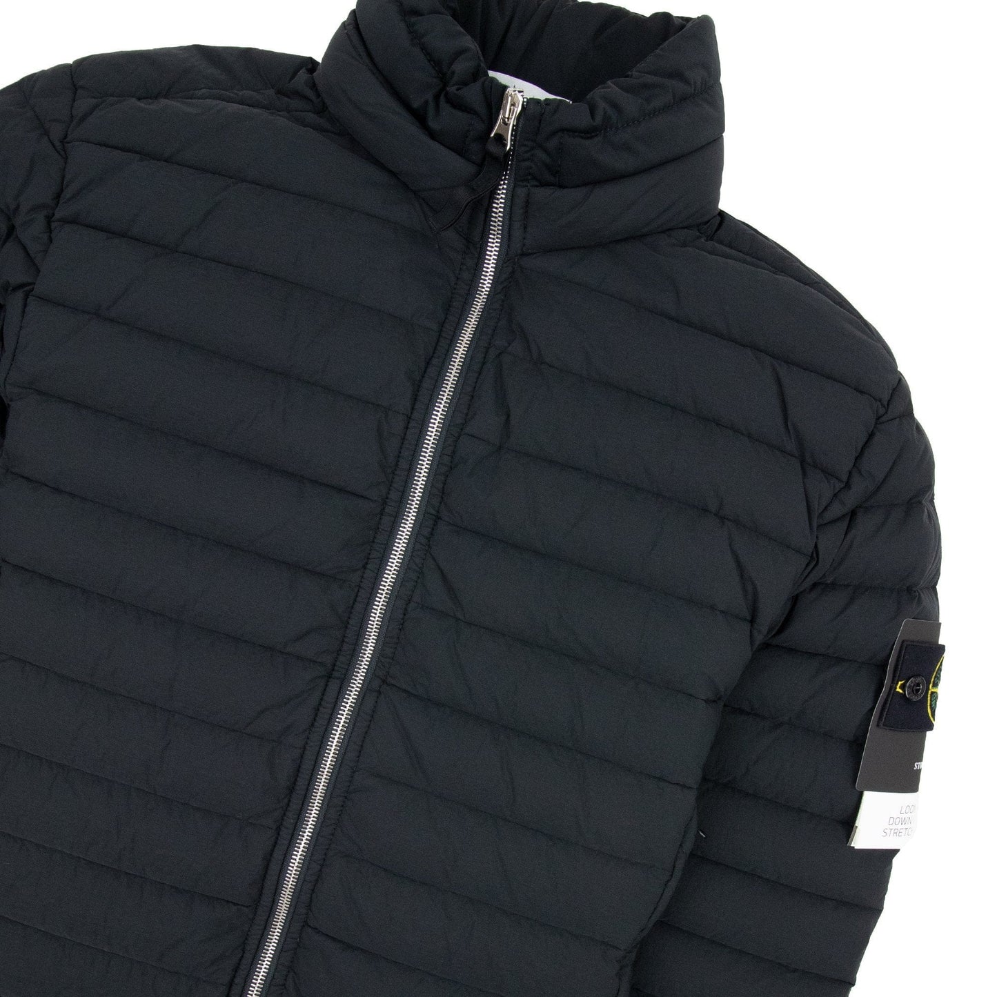 Stone Island Loom Woven Down Chambers Jacket Black V0029
