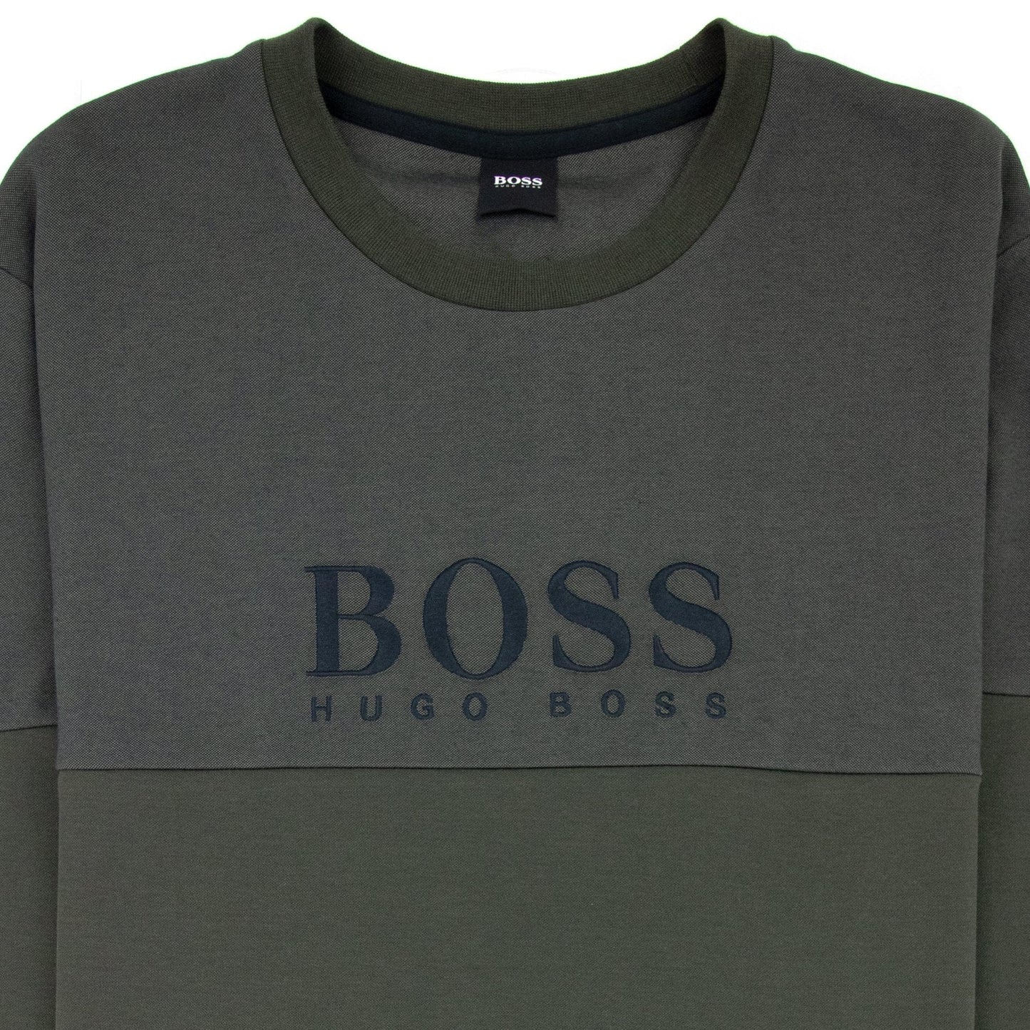 Hugo Boss Tracksuit Sweatshirt Front Logo Dark Green