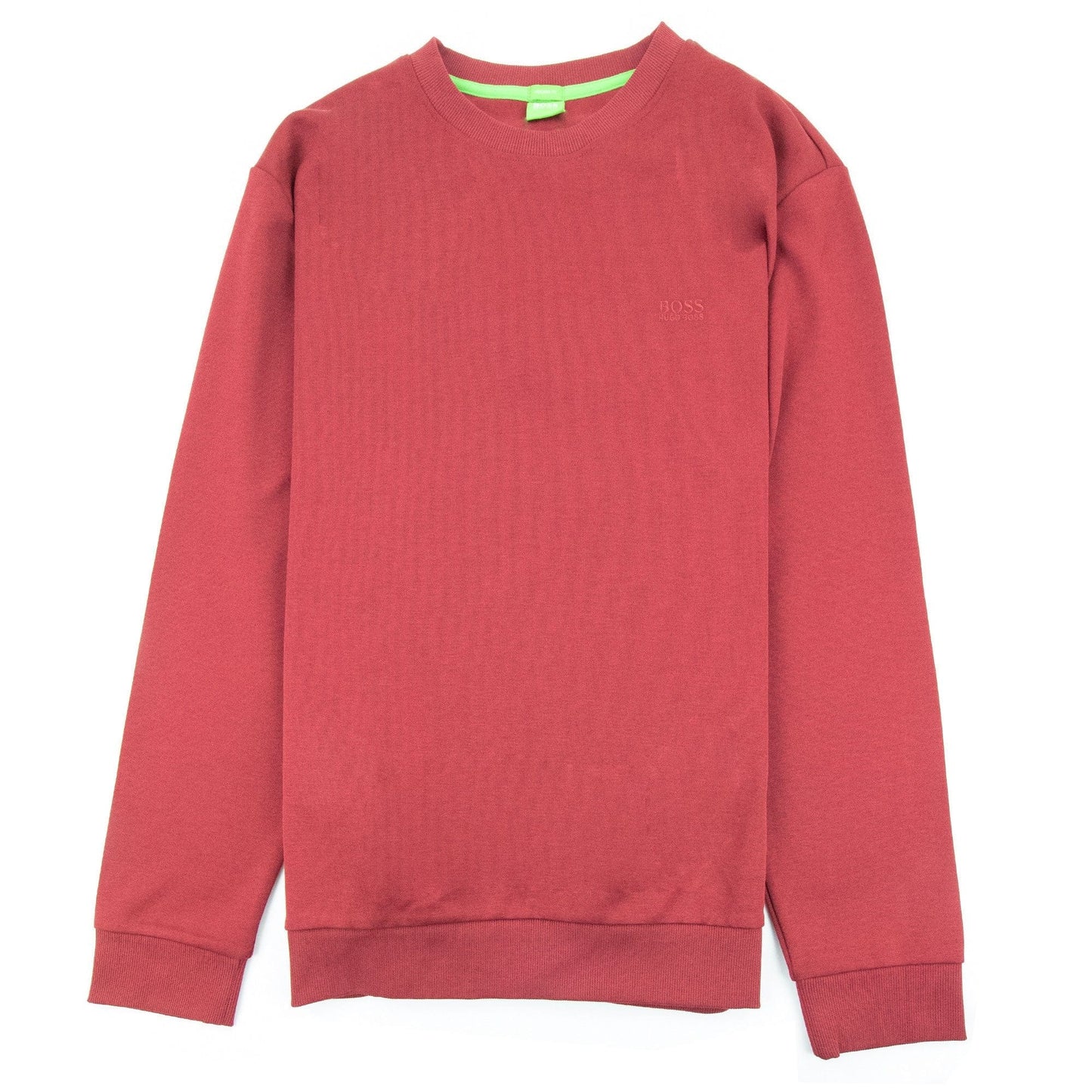 Hugo Boss Salbo 1 Logo Crewneck Sweatshirt Red