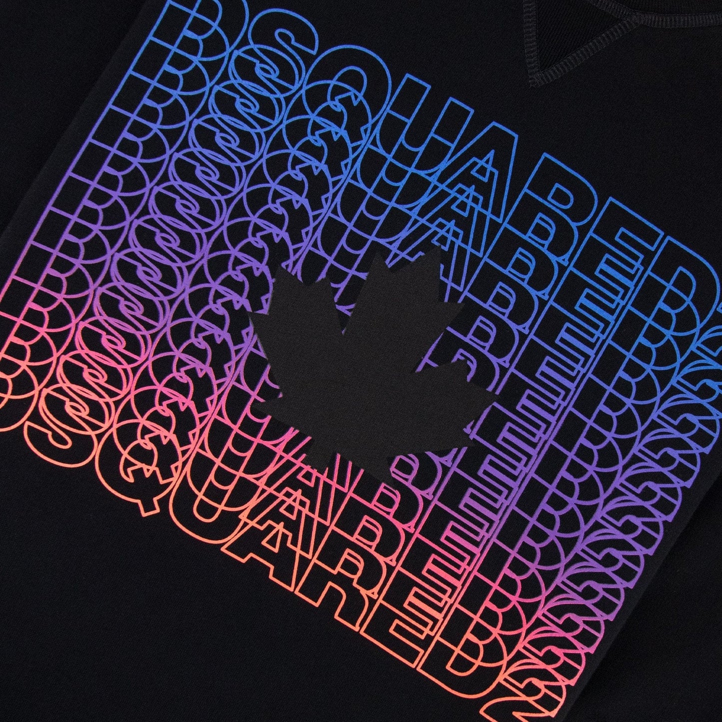 Dsquared2 Repeat Gradient Logo Sweatshirt Black