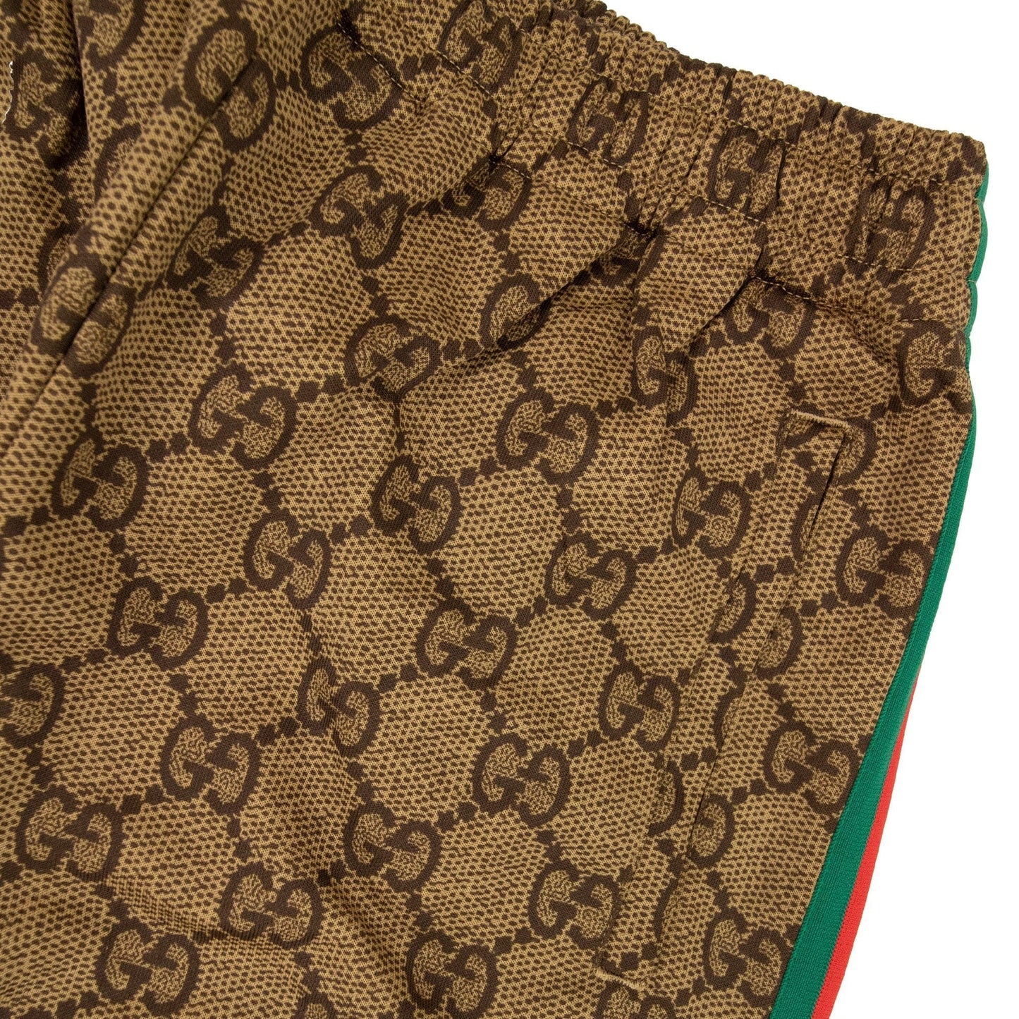 Gucci Gg Technical Jersey Track Bottoms Beige