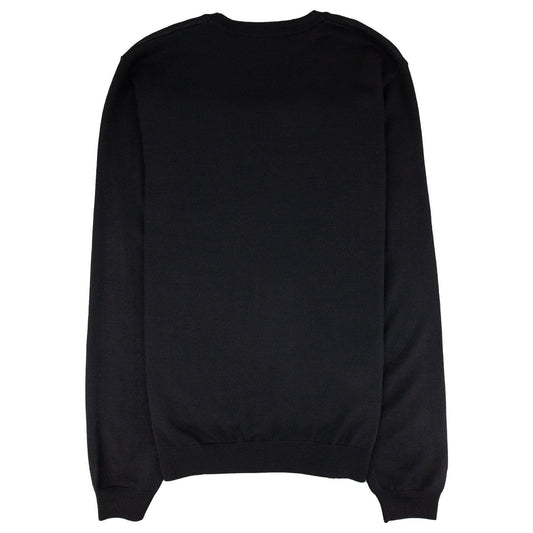 Versace Collection Fantasia Medusa Knitted Jumper Black