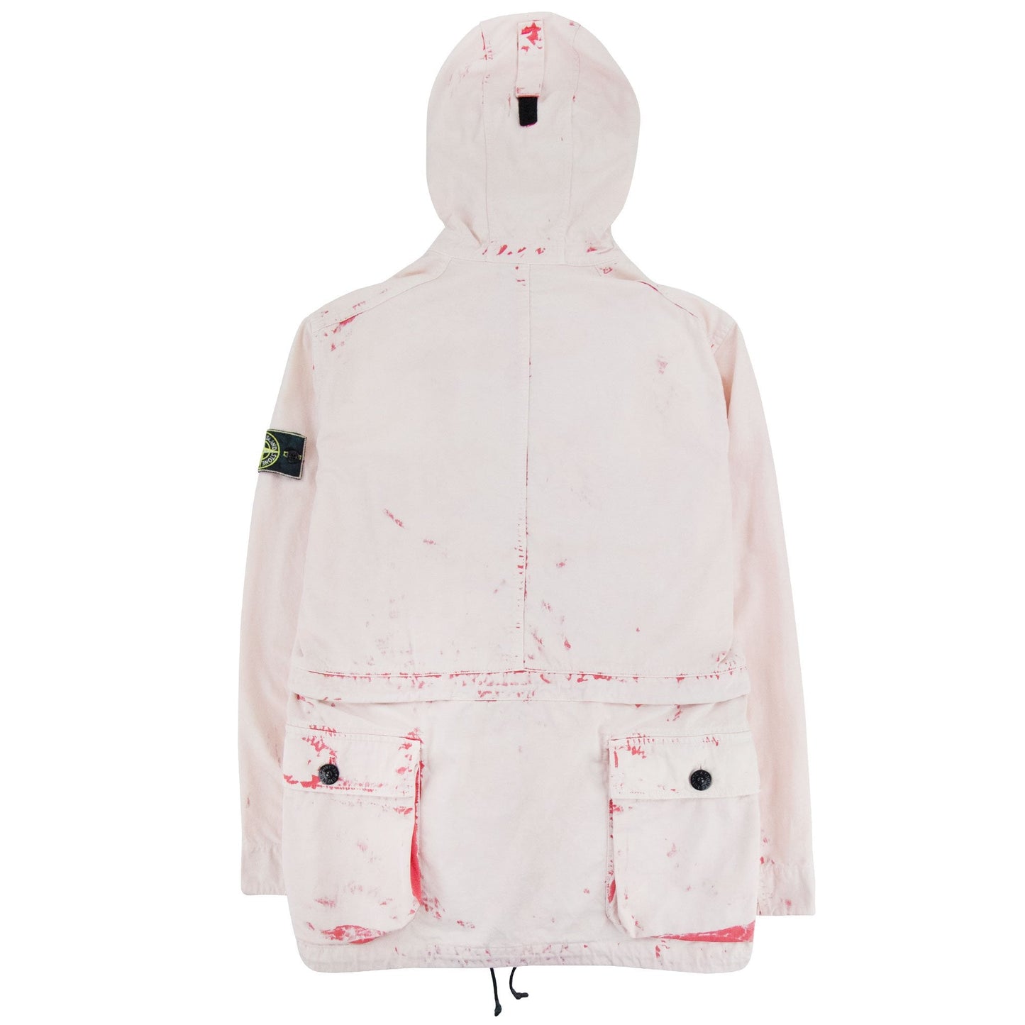 Stone Island Hand Corrosion On Raso Jacket Pink