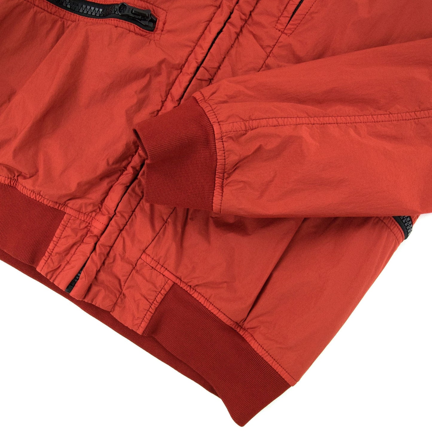 Stone Island Garment Dyed Crinkle Reps Jacket Red V0015