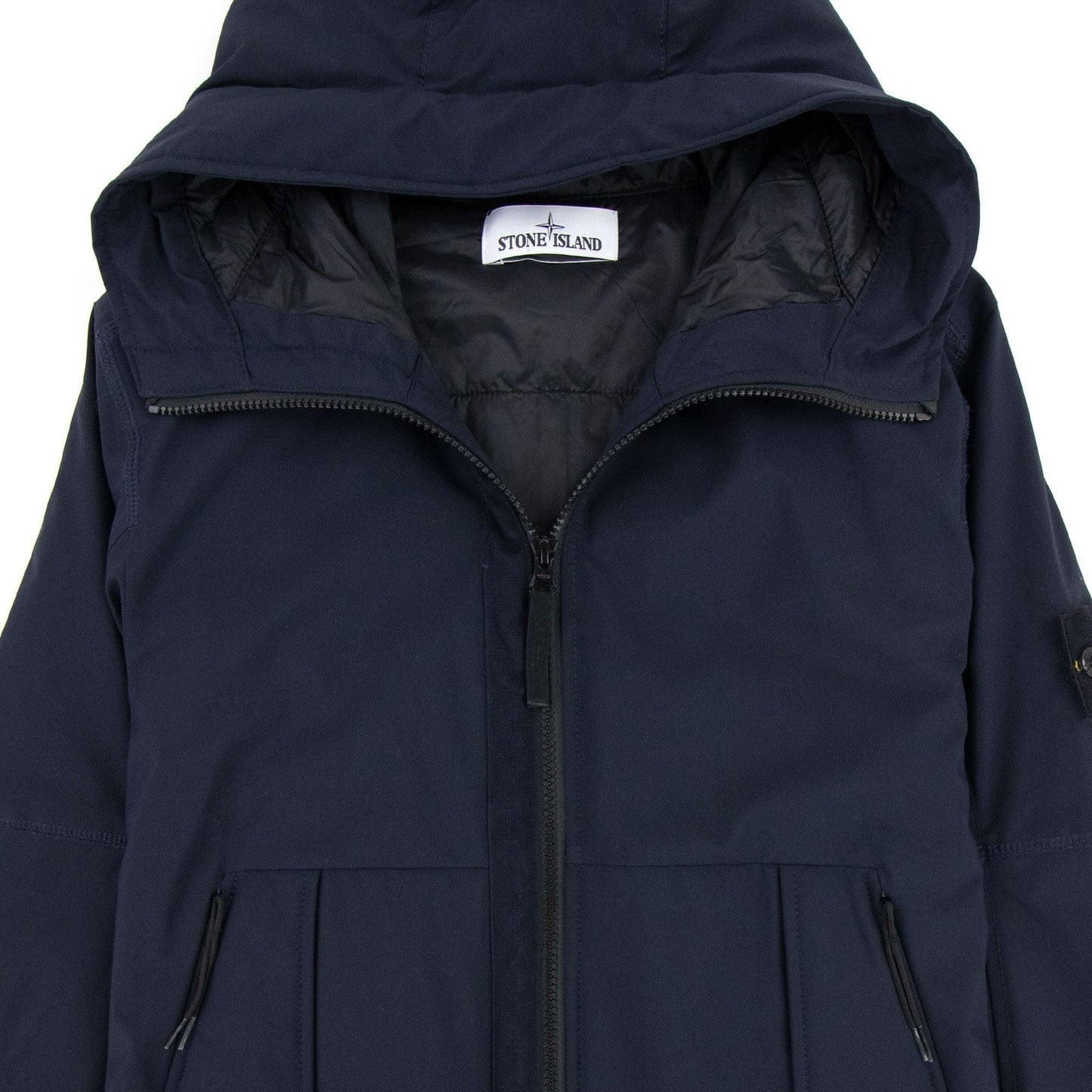 Stone Island Soft Shell-r Primaloft Jacket Navy