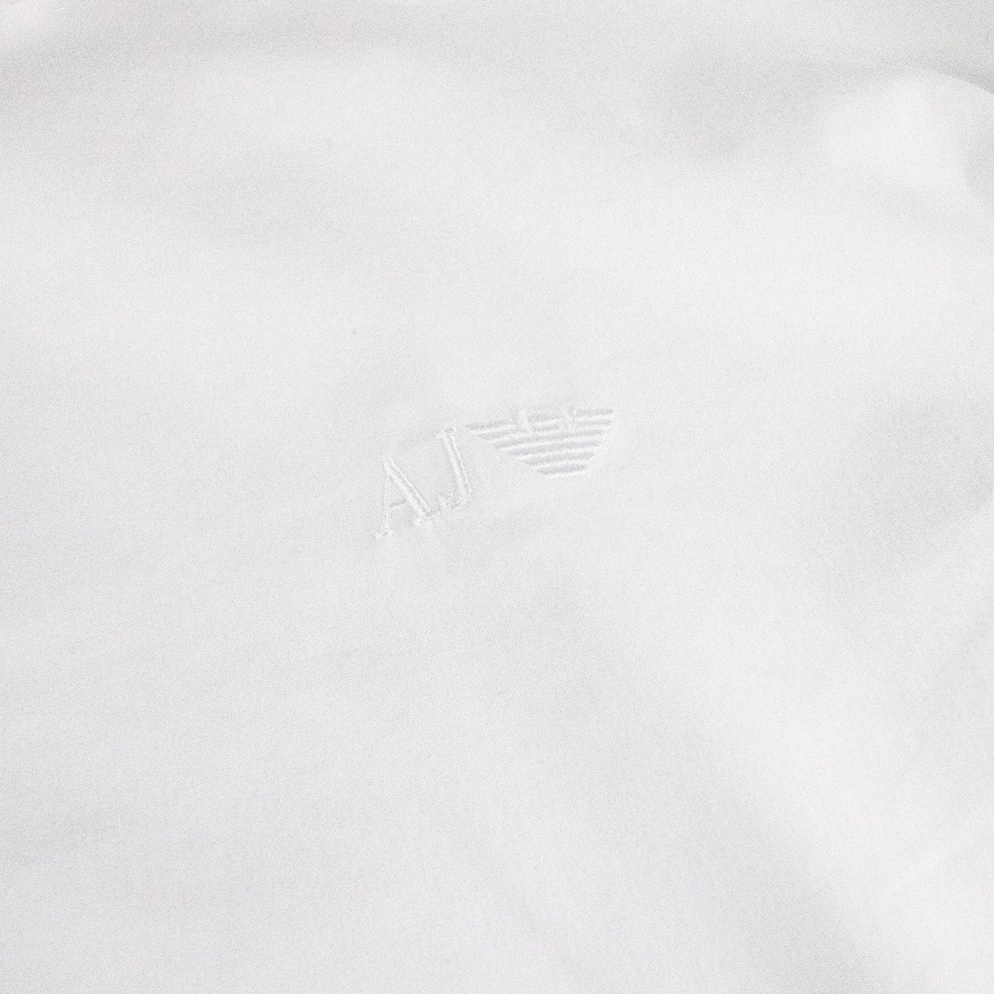 Armani Jeans Aj Embroidered Logo L/s Shirt White