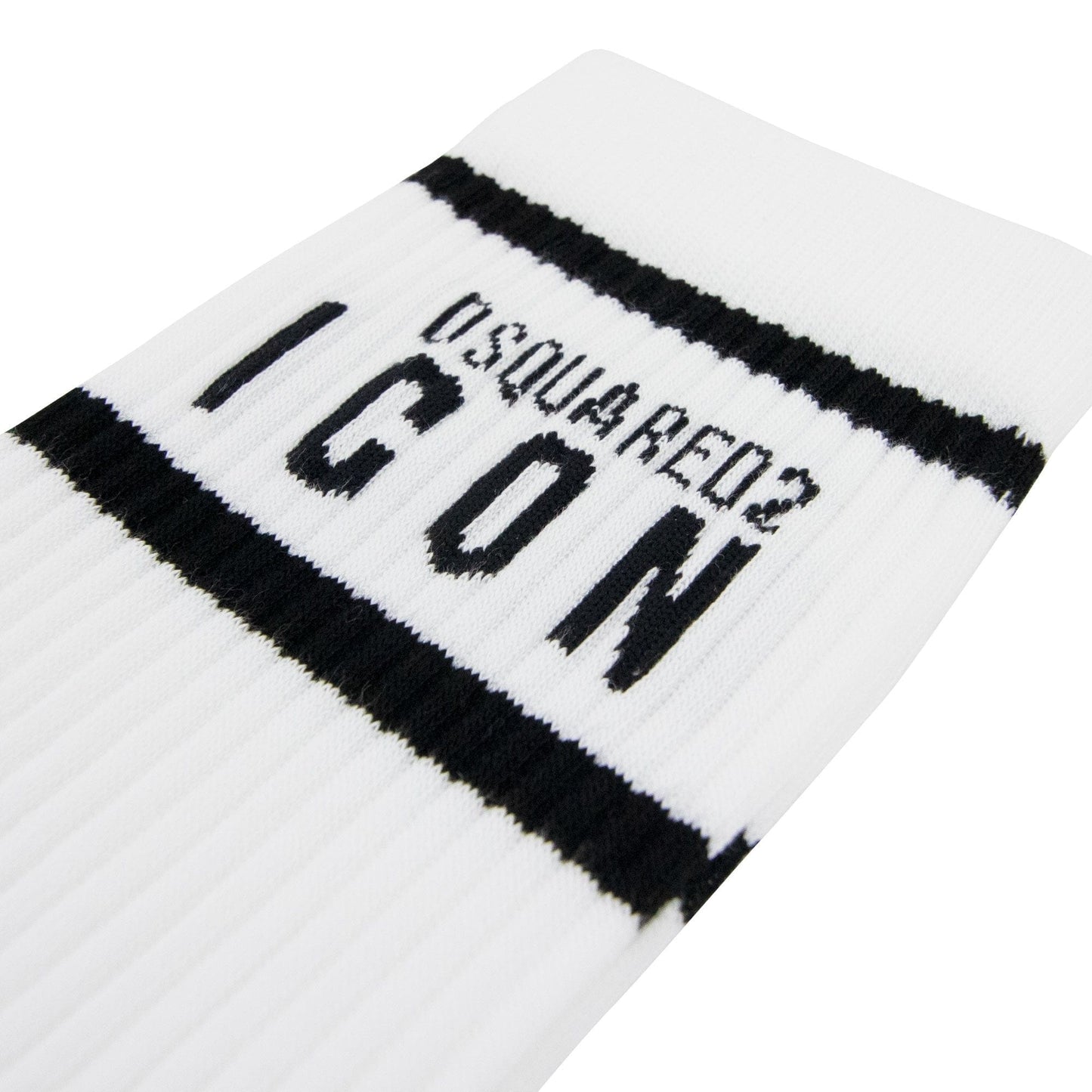 Dsquared2 Swim Shorts & Underw Dsquared Icon Mid Socks White